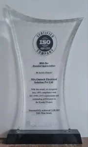 Omtech Trophy from space matrix